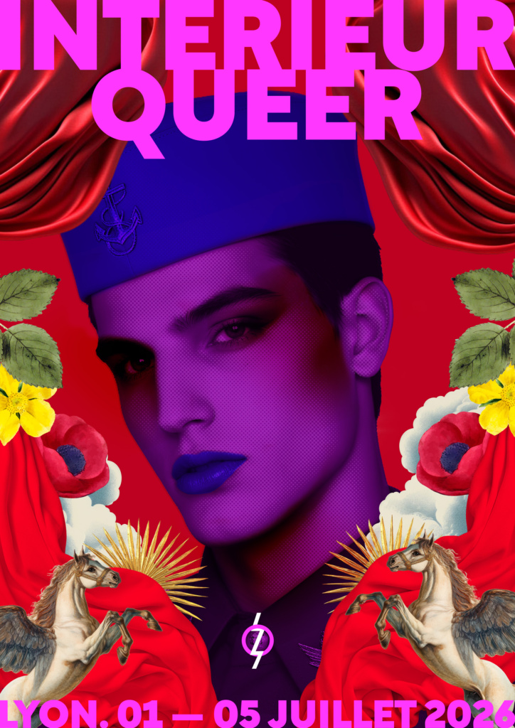 Affiche Intérieur Queer 2026 © Julien Roche studio